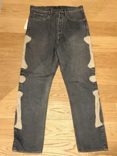 VLONE ダメージ加工 ブラックデニムパンツ - メルカリ