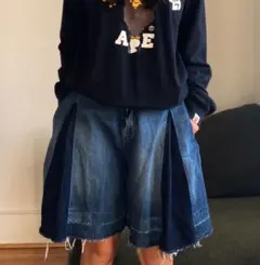 DIESEL キュロットデニムパンツ 23インチのサムネイル