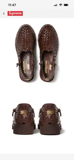 supreme Yuketen Leo Sandal brown 26 - メルカリ