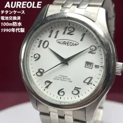 1990年代製 チタンケース 電池換済 AUREOLE QUARTZ オレオールのサムネイル