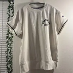 Champion GOLF 半袖プルオーバー ホワイト M