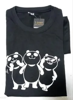 イオン　ブラックパンダTシャツ　ブラックフライデー ブラックLサイズ