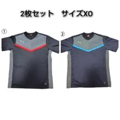 最終価格　PUMA VネックTシャツ 2枚セット サイズXO