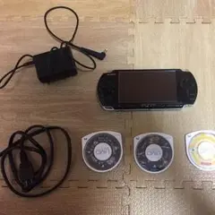 PSP3000&ソフト3つ&充電器&ケース