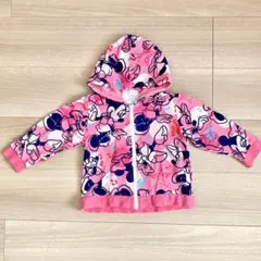 ディズニーリゾート　パーカー　ピンク　ミニーちゃん　サイズ90