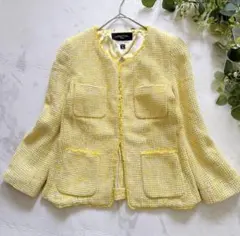 MaxMara WEEKEND ツイード ノーカラージャケット 36のサムネイル