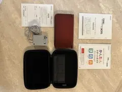Newニンテンドー3DS LL メタリックレッド 本体　モンハンクロス付き