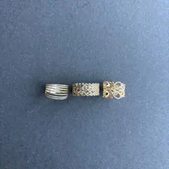 ゴールドリング 3個セット