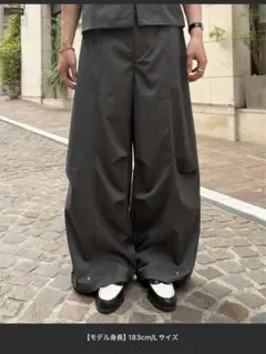 s*様 【EPNK】Eyelet easy baggy slacks L バギーのサムネイル
