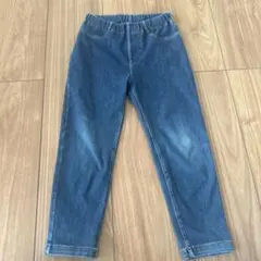 デニムブルー ウエストゴム パンツ
