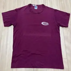 【ラッセルアスレチック】　Tシャツ　ワインレッド　Sサイズ　USA製　古着