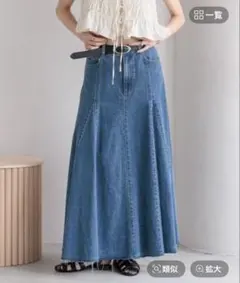 ローリーズファーム　デニムフレアスカート　美品