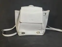 サマンサタバサ リュック ホワイト 水色 美品