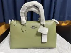 【新品未使用】COACHコーチ　ジョージア サッチェル　ミリタリーグリーン