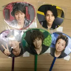 嵐 ミニうちわ コンサートグッ5×10 10周年