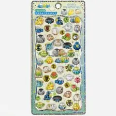 【正規品】ストーンつき　ジュエルプチドロップシール　ふわふわとりのなかまたち