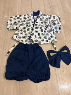 和風ベビー服セット セレモニー　お食い初め　ベビー袴