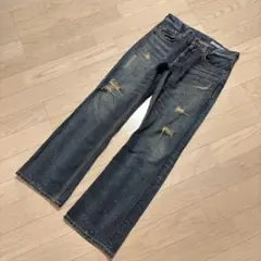 EDWIN 401XVS ダメージブーツカットデニム フレア グランジ y2k