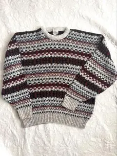 USA製　アクリルニットセーター　Ash Creek XL 古着