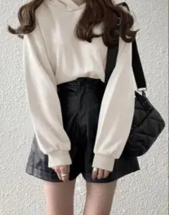 GRL レザーショートパンツ tu98