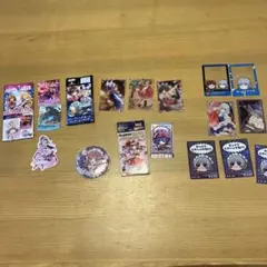 東方project カードステッカー　缶バッジまとめ売り