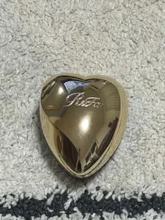 ハート型ゴールドヘアブラシ