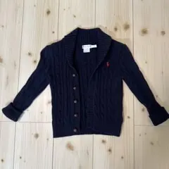Ralph Lauren ネイビー カーディガン 24M
