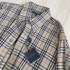 新品　BURBERRY チェック柄 長袖シャツ Mサイズ　タグ付き