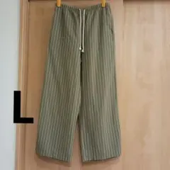 はき心地最高！リネンブレンドイージーパンツ