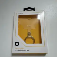 iFace ストラップホルダー クリア/ゴールド