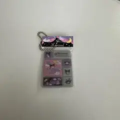 サンリオ　タイルシールミニチュアチャーム　クロミ