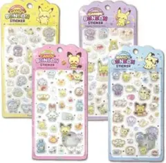 韓国限定 ポケモン ポケピース CANDY BONBONシール 4個セット