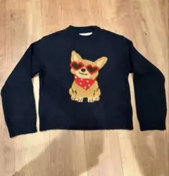 ZARA 犬デザイン セーター 9-10歳