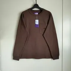 パープルレーベル　ポケットTシャツ　N25FT063　ブラウン　XL　新品①
