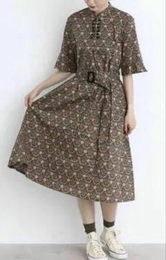 値下げ❗️I AM I IN FACT リバティ　ワンピース I AM I IN FACT リバティワンピース