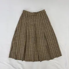 Burberrys チェック柄ウールスカート｜ヴィンテージ 美ライン