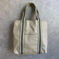 美品】アニエスベー ボヤージュ トートバッグ ストライプ ベージュ 159 