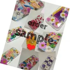 iPhoneケース 押し花 オーダー♡