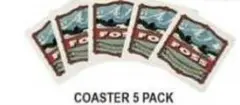 FACT FOSS コースター 5枚セット