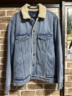 GAP ボア襟付きデニムジャケット