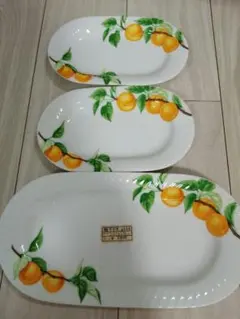 HOYA 皿 フルーツ柄