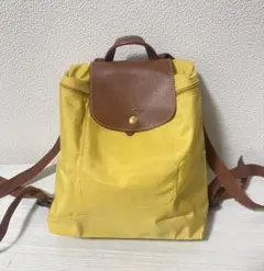 LONGCHAMP ロンシャン ルプリアージュ　リュック イエロー