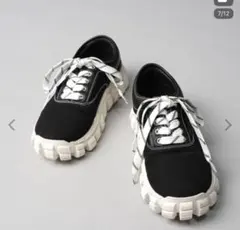 メゾンスペシャル　ラトリングソールオーセンティックキャンバススニーカー