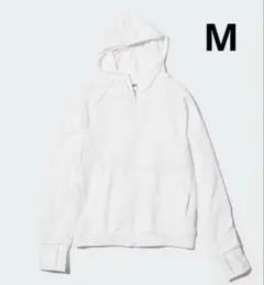 UNIQLO エアリズム UVカット メッシュパーカー Mサイズ ホワイト