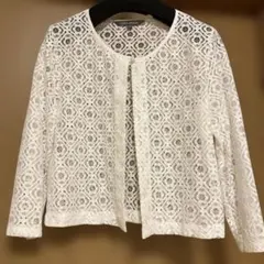 美品！LAURA ASHLEY レースカーディガン　7分袖のサムネイル