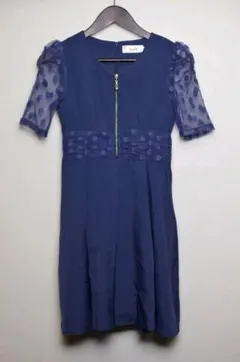 Tealy　紺　ミニドレス