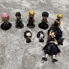 鬼滅の刃 ミニフィギュア 8体セット　まとめ売り　箱無し