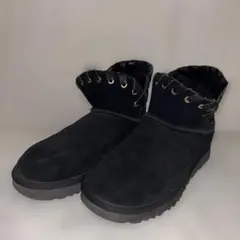 値下げUGG ブラック ムートンブーツ 23cm