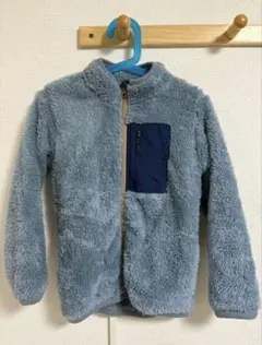 フリースジャケット 120cm 水色