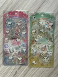 スヌーピー ドロップジェリーシール2枚セット